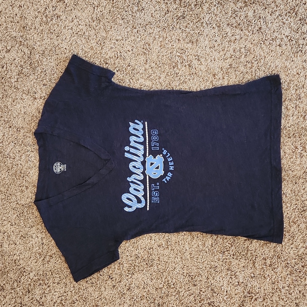 Small UNC Carolina Navy Blue Tee Shirt Rivalry Threads